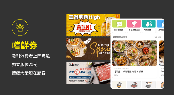 精準行銷工具-嚐鮮券
