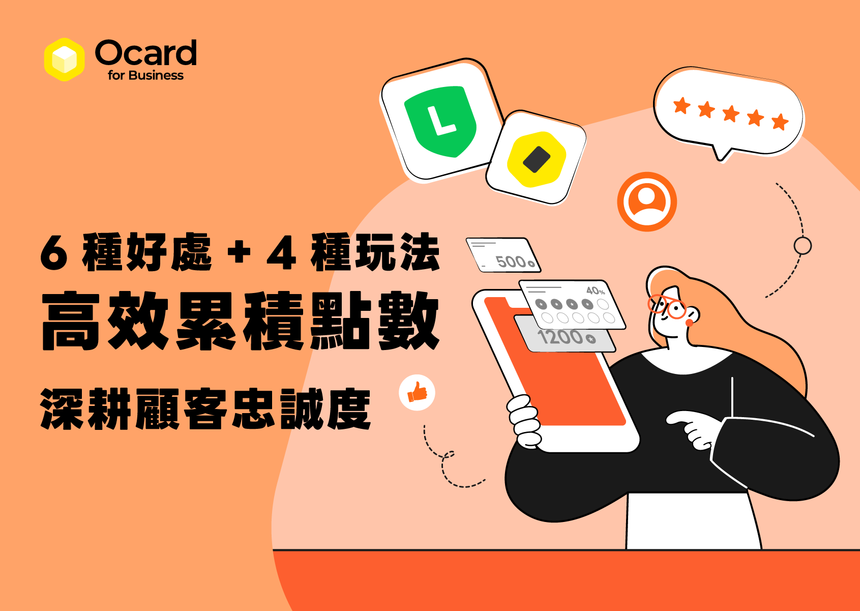 會員點數系統高效累積點數，深耕顧客忠誠度