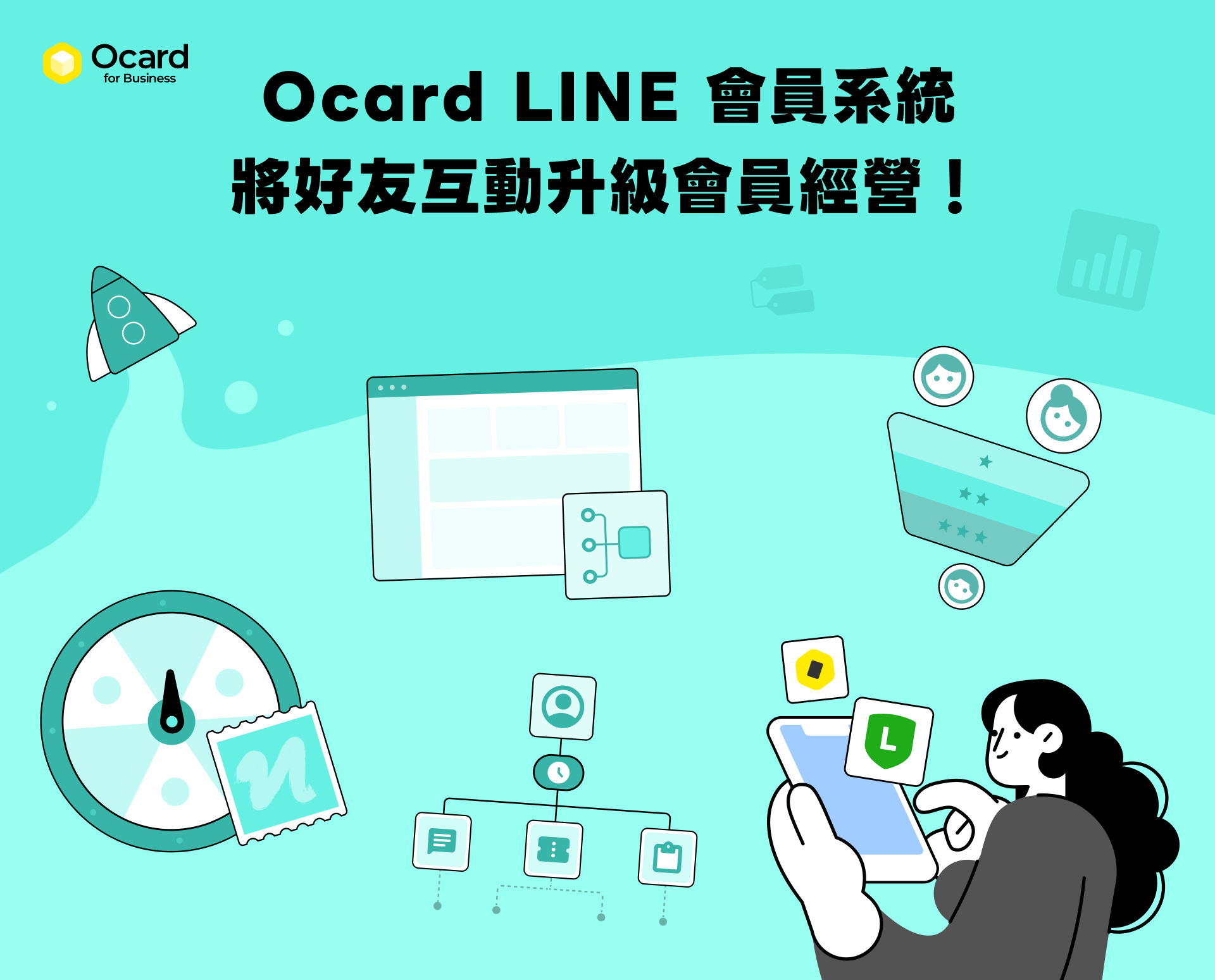 Ocard LINE 會員系統，從好友互動升級會員經營